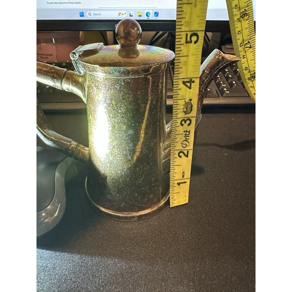 Grand Silver Co. Silver Solderer Wear-Brite nickel silver Creamer Pitcher
